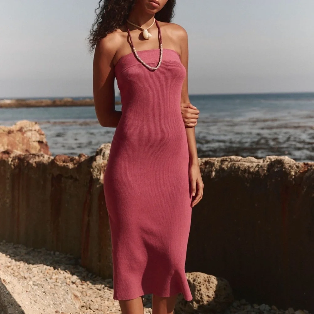 FREE PEOPLE Ravena sweater midi dress